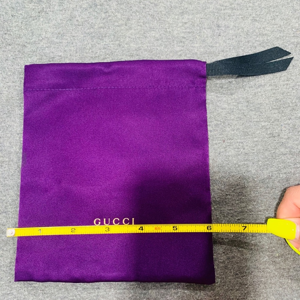 Gucci silk dust bag